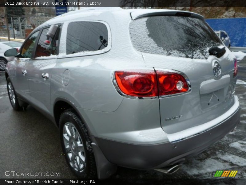 Quicksilver Metallic / Ebony 2012 Buick Enclave FWD