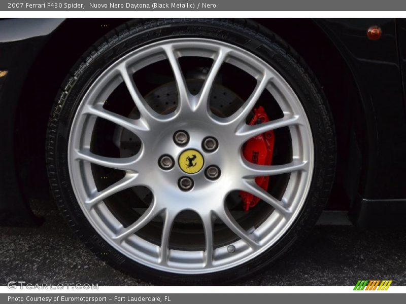 Nuovo Nero Daytona (Black Metallic) / Nero 2007 Ferrari F430 Spider