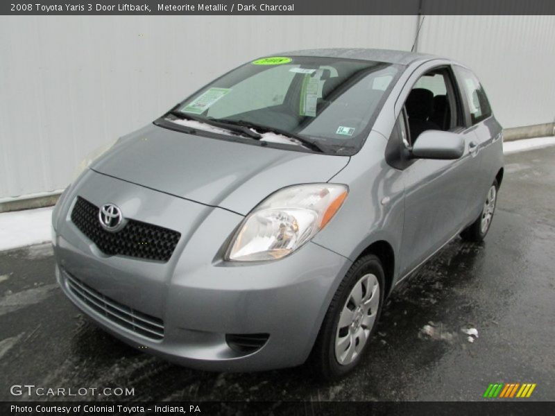 Meteorite Metallic / Dark Charcoal 2008 Toyota Yaris 3 Door Liftback