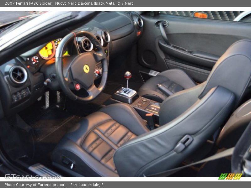 Nuovo Nero Daytona (Black Metallic) / Nero 2007 Ferrari F430 Spider