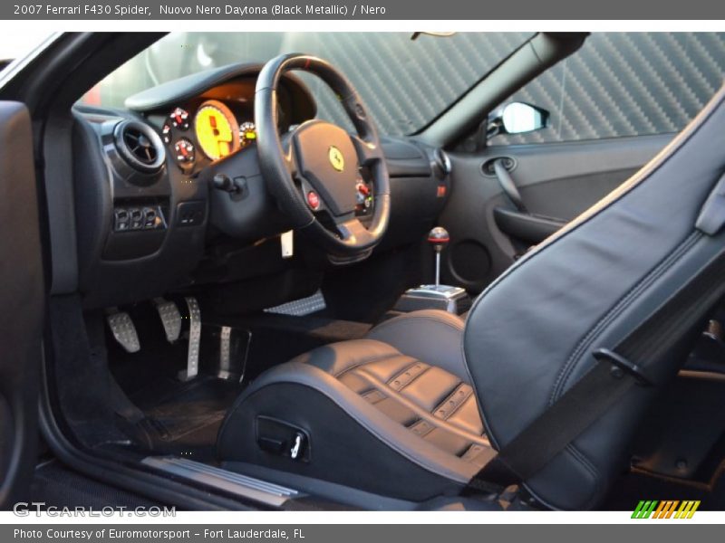 Nuovo Nero Daytona (Black Metallic) / Nero 2007 Ferrari F430 Spider