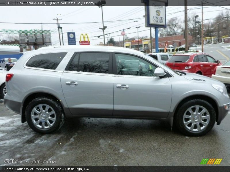 Quicksilver Metallic / Ebony 2012 Buick Enclave FWD