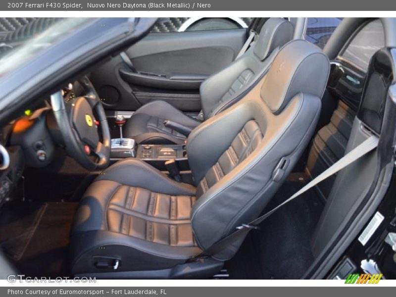 Nuovo Nero Daytona (Black Metallic) / Nero 2007 Ferrari F430 Spider