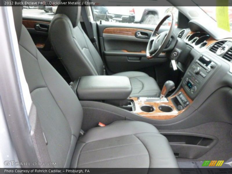 Quicksilver Metallic / Ebony 2012 Buick Enclave FWD