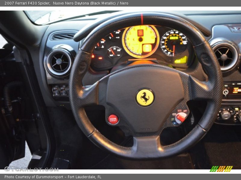 Nuovo Nero Daytona (Black Metallic) / Nero 2007 Ferrari F430 Spider