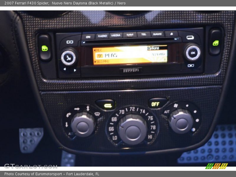 Nuovo Nero Daytona (Black Metallic) / Nero 2007 Ferrari F430 Spider