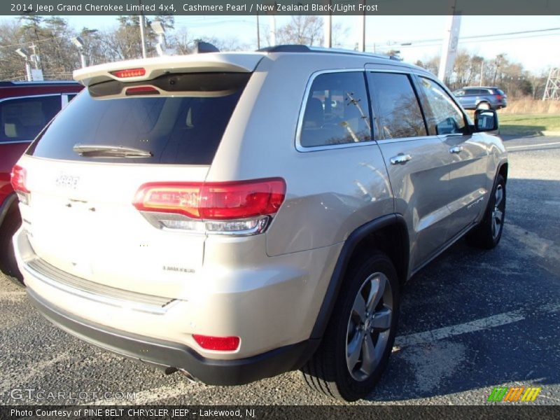 Cashmere Pearl / New Zealand Black/Light Frost 2014 Jeep Grand Cherokee Limited 4x4