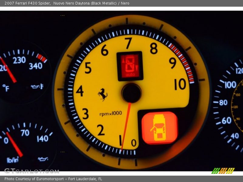 Nuovo Nero Daytona (Black Metallic) / Nero 2007 Ferrari F430 Spider