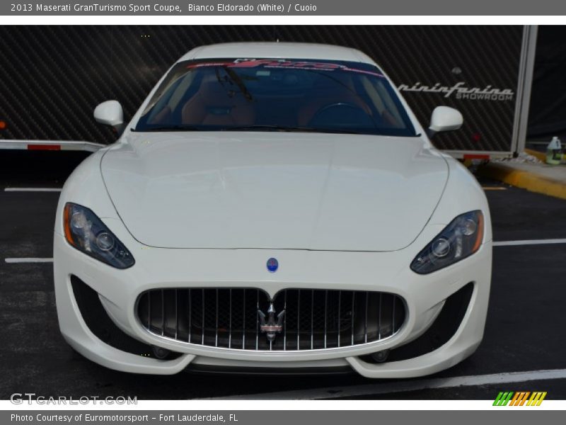 Bianco Eldorado (White) / Cuoio 2013 Maserati GranTurismo Sport Coupe