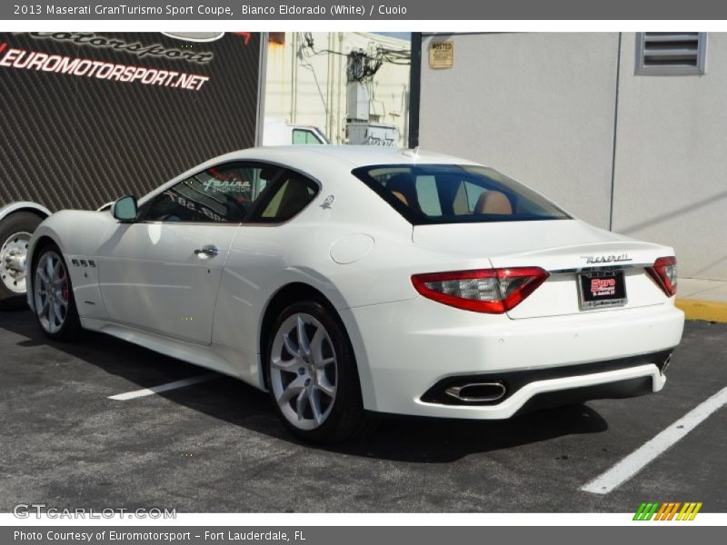 Bianco Eldorado (White) / Cuoio 2013 Maserati GranTurismo Sport Coupe