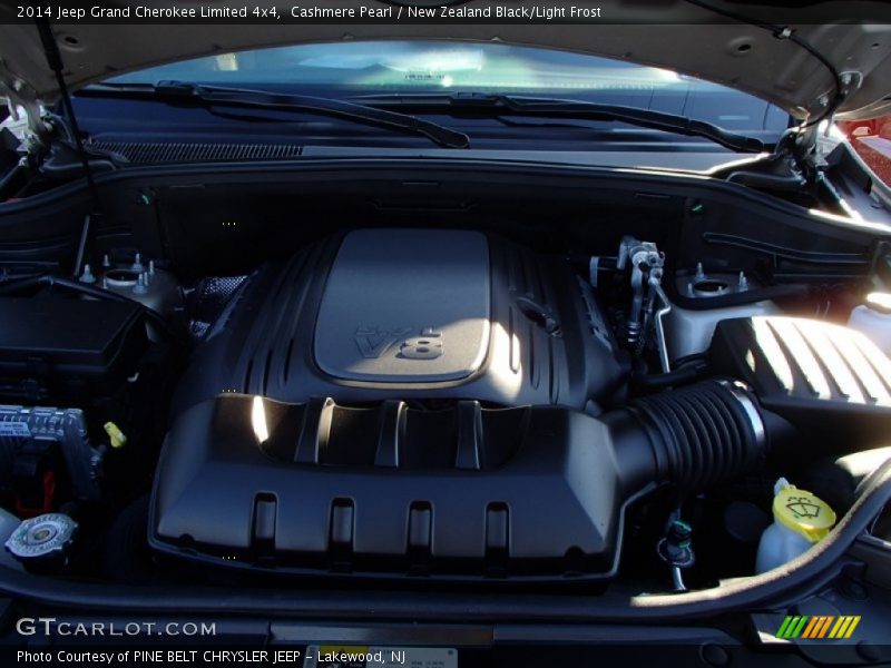 Cashmere Pearl / New Zealand Black/Light Frost 2014 Jeep Grand Cherokee Limited 4x4