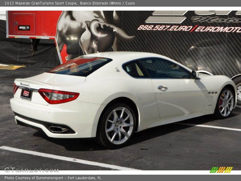 Bianco Eldorado (White) / Cuoio 2013 Maserati GranTurismo Sport Coupe