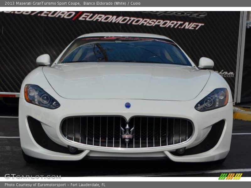 Bianco Eldorado (White) / Cuoio 2013 Maserati GranTurismo Sport Coupe