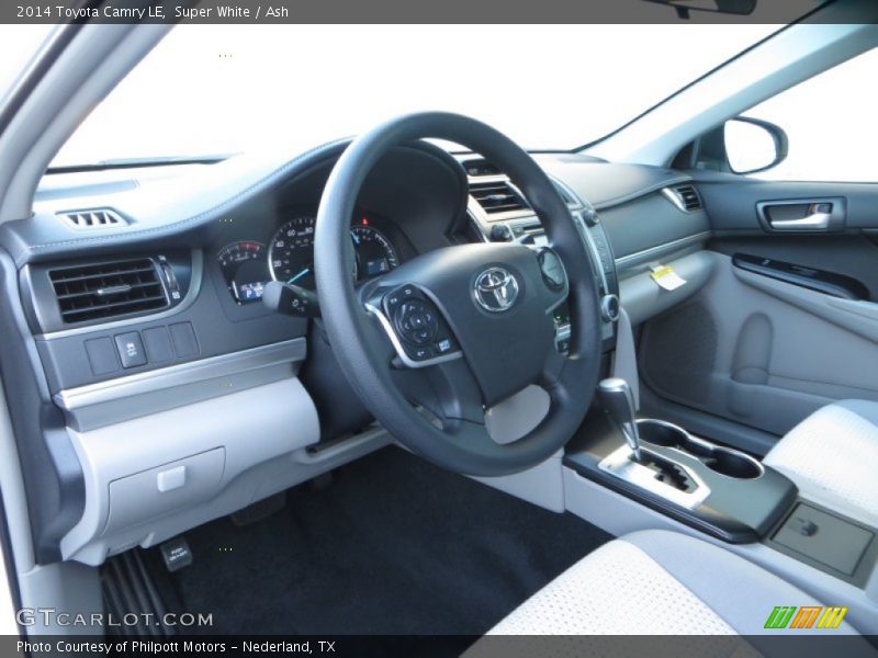 Super White / Ash 2014 Toyota Camry LE