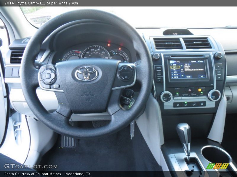 Super White / Ash 2014 Toyota Camry LE