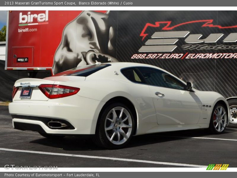 Bianco Eldorado (White) / Cuoio 2013 Maserati GranTurismo Sport Coupe