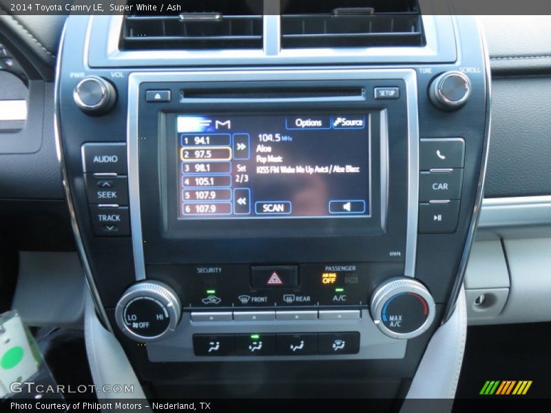 Super White / Ash 2014 Toyota Camry LE