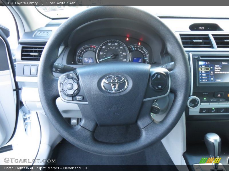 Super White / Ash 2014 Toyota Camry LE