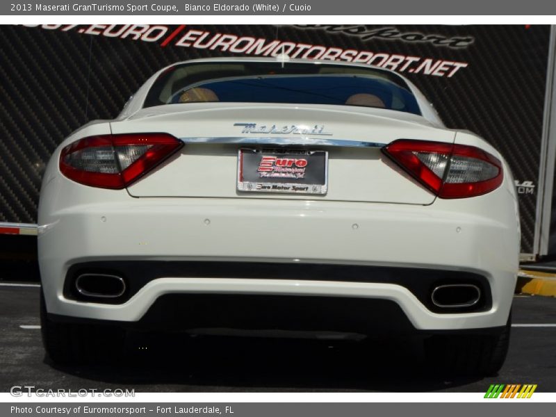Bianco Eldorado (White) / Cuoio 2013 Maserati GranTurismo Sport Coupe