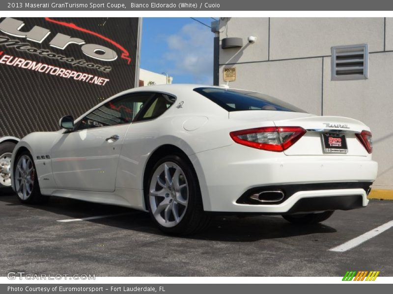Bianco Eldorado (White) / Cuoio 2013 Maserati GranTurismo Sport Coupe