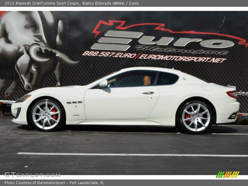 Bianco Eldorado (White) / Cuoio 2013 Maserati GranTurismo Sport Coupe