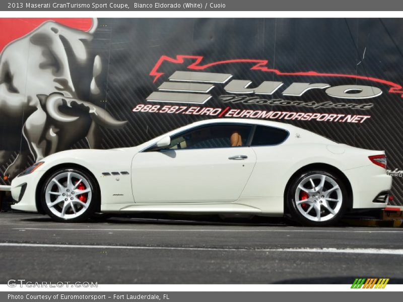 Bianco Eldorado (White) / Cuoio 2013 Maserati GranTurismo Sport Coupe