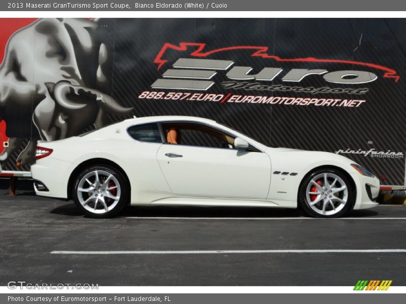 Bianco Eldorado (White) / Cuoio 2013 Maserati GranTurismo Sport Coupe