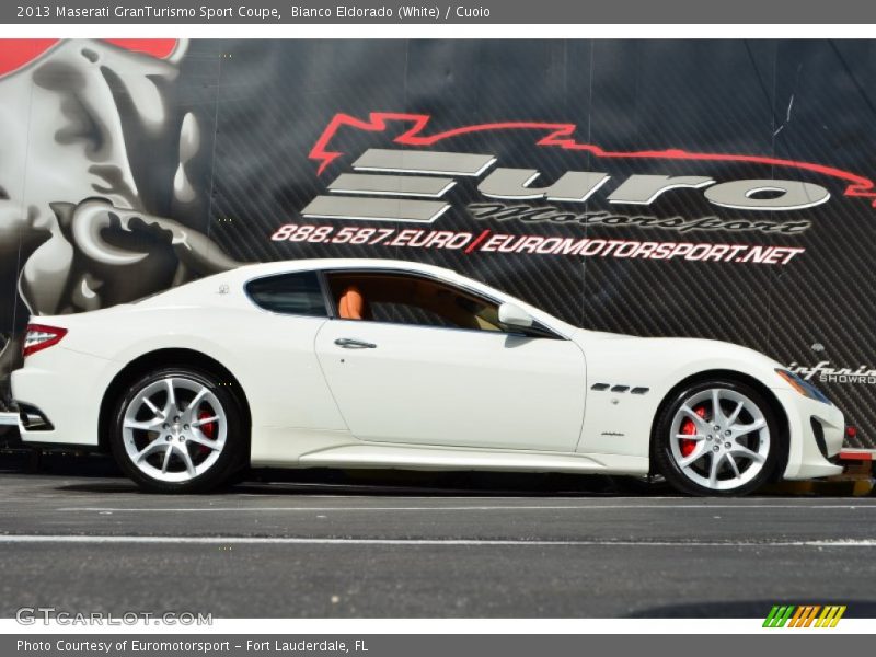 Bianco Eldorado (White) / Cuoio 2013 Maserati GranTurismo Sport Coupe