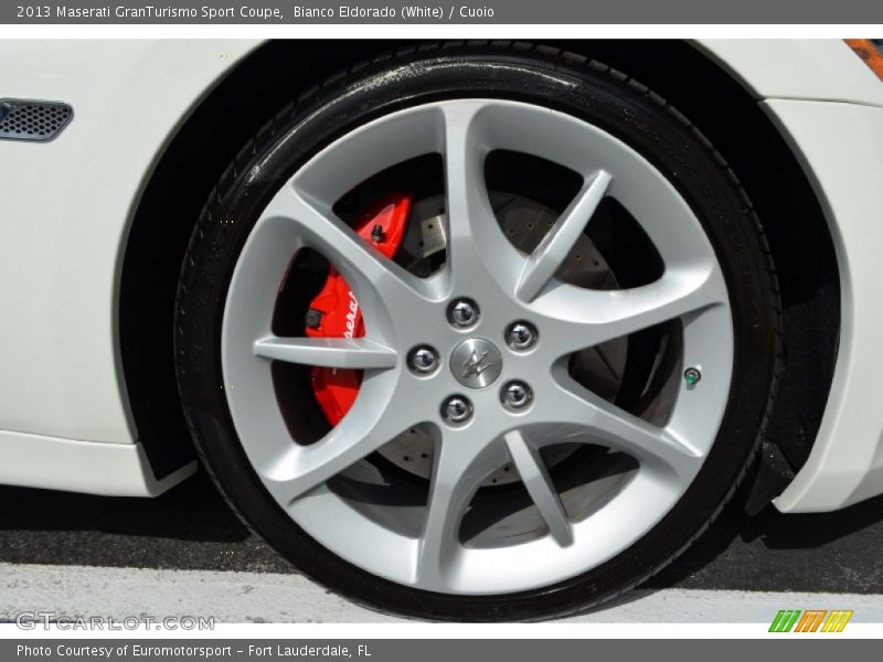 Bianco Eldorado (White) / Cuoio 2013 Maserati GranTurismo Sport Coupe
