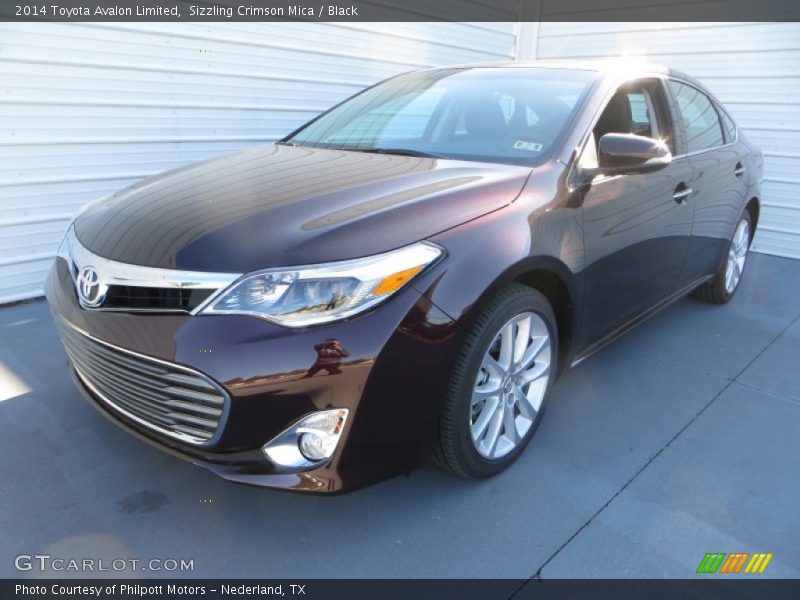 Sizzling Crimson Mica / Black 2014 Toyota Avalon Limited