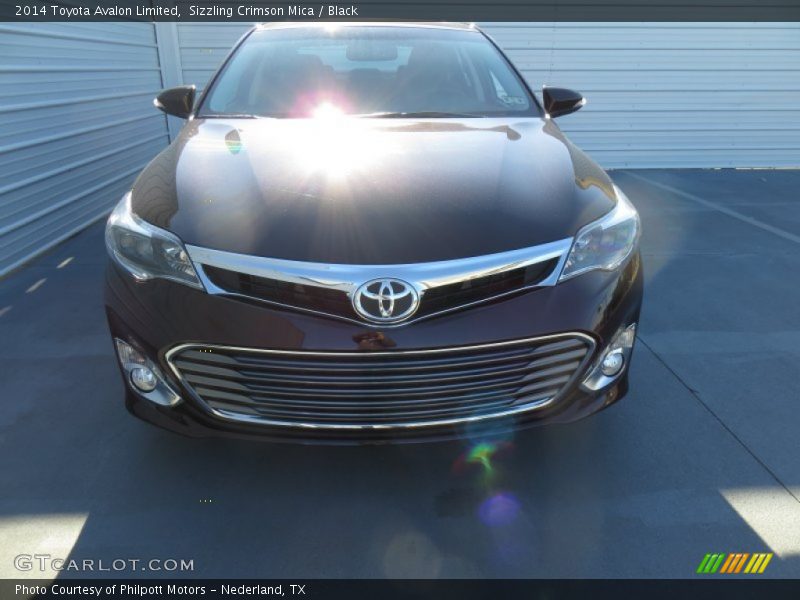 Sizzling Crimson Mica / Black 2014 Toyota Avalon Limited