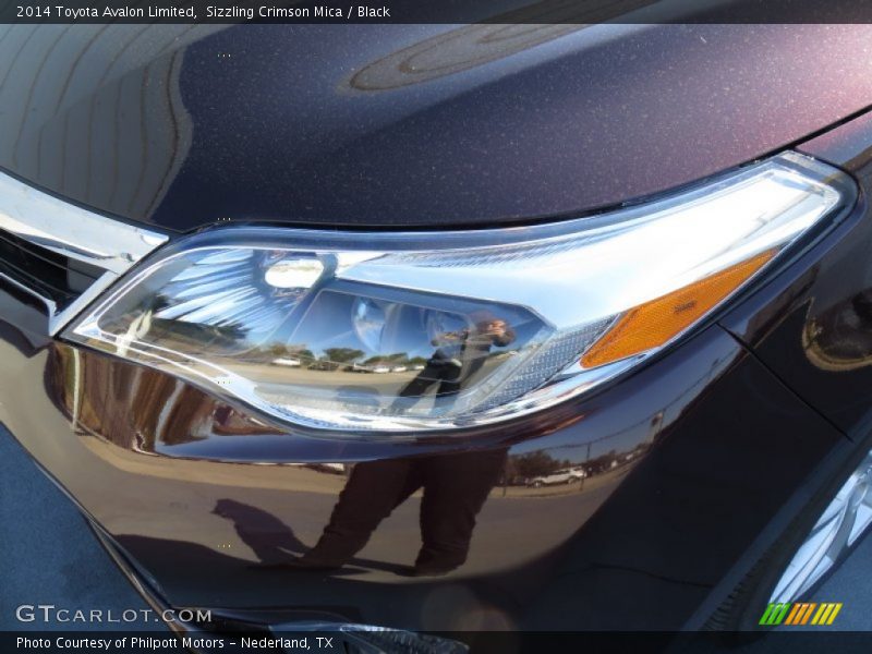 Sizzling Crimson Mica / Black 2014 Toyota Avalon Limited