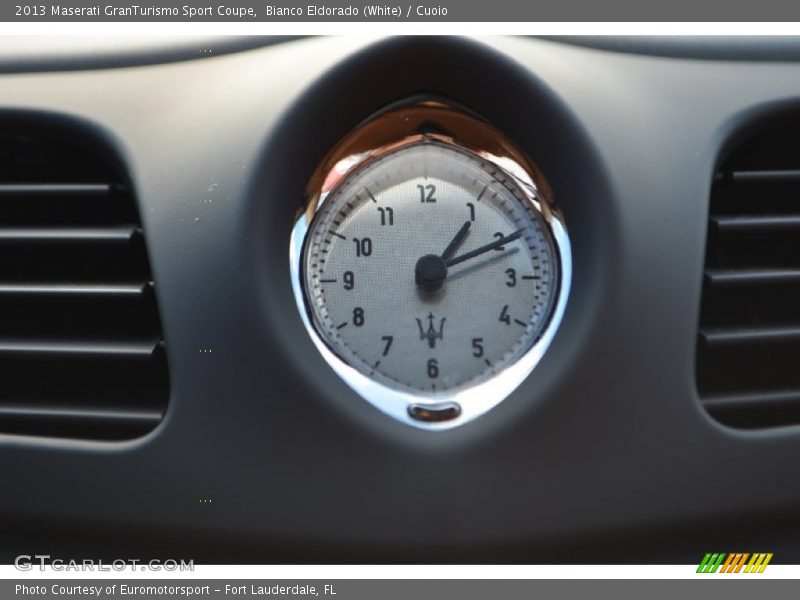 Bianco Eldorado (White) / Cuoio 2013 Maserati GranTurismo Sport Coupe