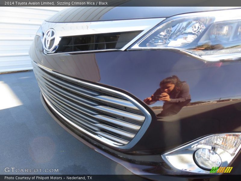 Sizzling Crimson Mica / Black 2014 Toyota Avalon Limited