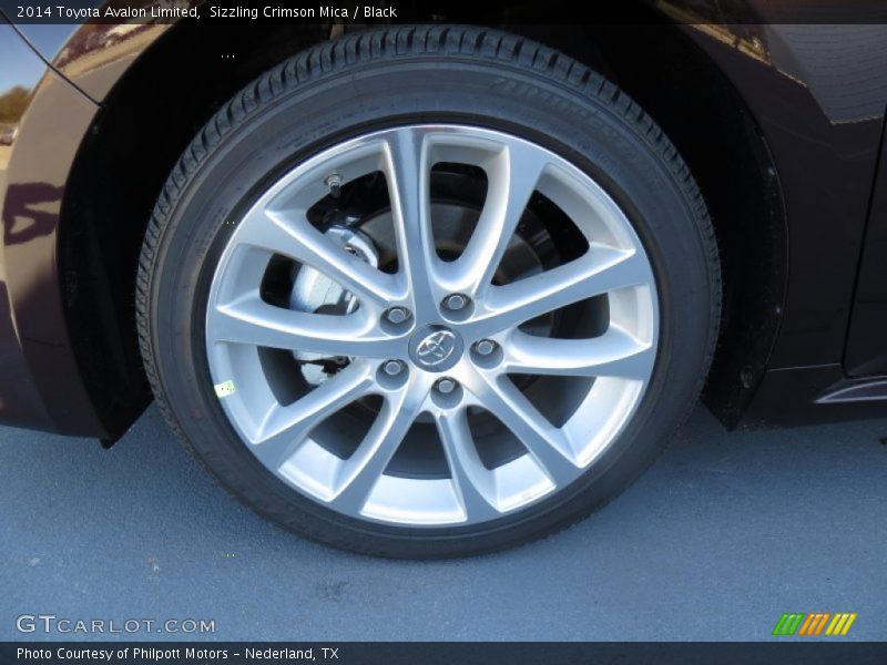 Sizzling Crimson Mica / Black 2014 Toyota Avalon Limited