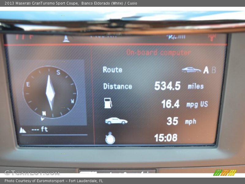 Bianco Eldorado (White) / Cuoio 2013 Maserati GranTurismo Sport Coupe