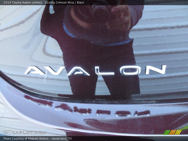 Sizzling Crimson Mica / Black 2014 Toyota Avalon Limited