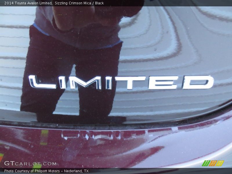 Sizzling Crimson Mica / Black 2014 Toyota Avalon Limited
