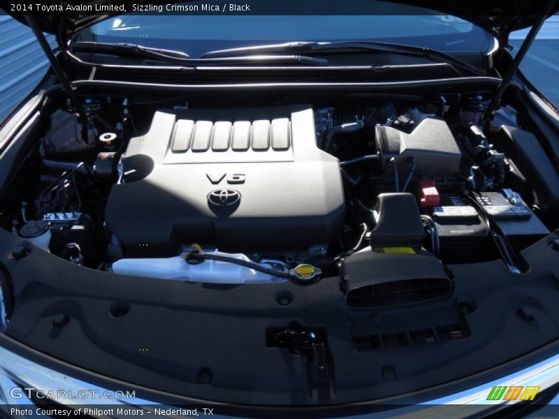 Sizzling Crimson Mica / Black 2014 Toyota Avalon Limited