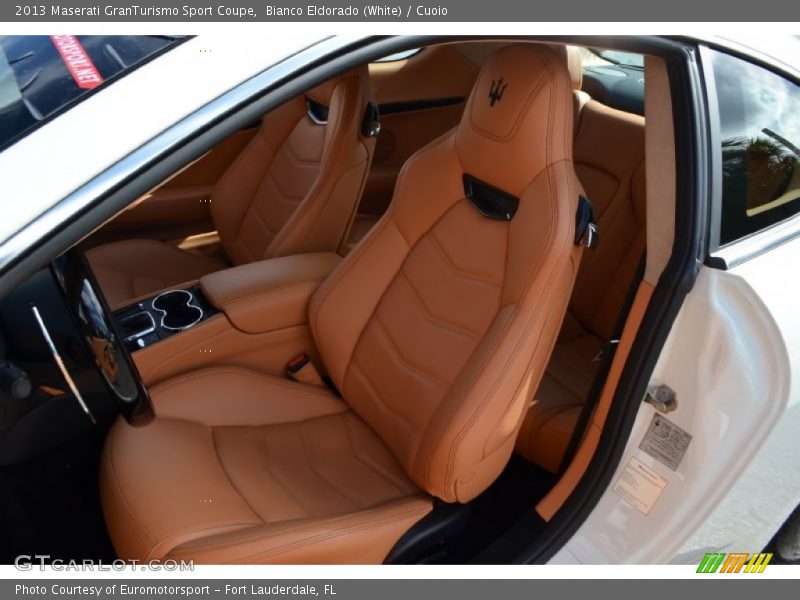Bianco Eldorado (White) / Cuoio 2013 Maserati GranTurismo Sport Coupe