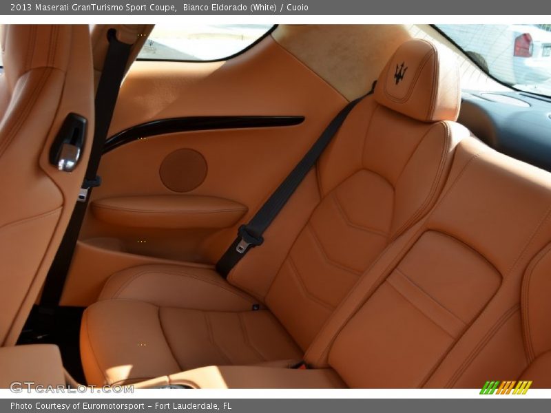 Bianco Eldorado (White) / Cuoio 2013 Maserati GranTurismo Sport Coupe