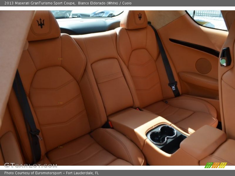 Bianco Eldorado (White) / Cuoio 2013 Maserati GranTurismo Sport Coupe