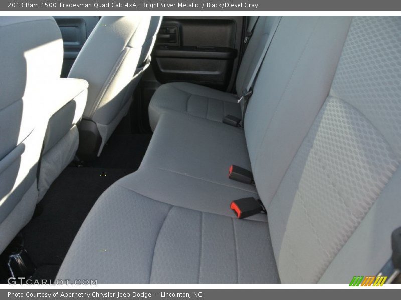 Bright Silver Metallic / Black/Diesel Gray 2013 Ram 1500 Tradesman Quad Cab 4x4