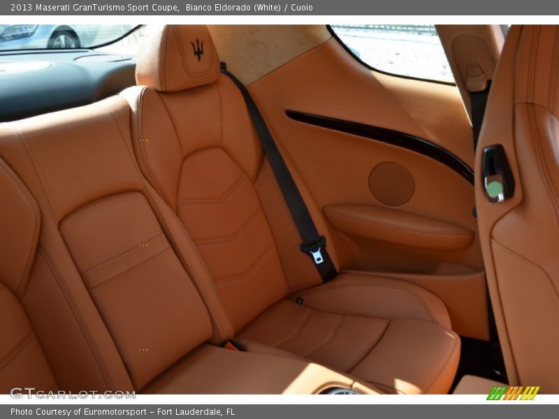 Bianco Eldorado (White) / Cuoio 2013 Maserati GranTurismo Sport Coupe