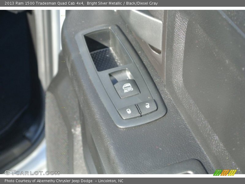 Bright Silver Metallic / Black/Diesel Gray 2013 Ram 1500 Tradesman Quad Cab 4x4