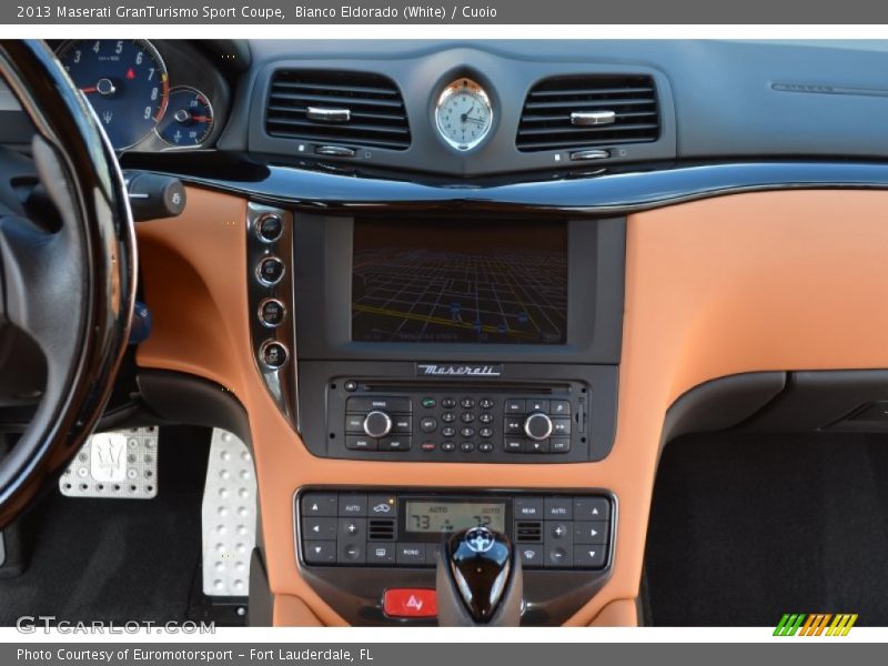 Bianco Eldorado (White) / Cuoio 2013 Maserati GranTurismo Sport Coupe