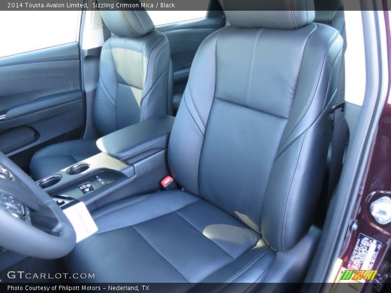 Sizzling Crimson Mica / Black 2014 Toyota Avalon Limited