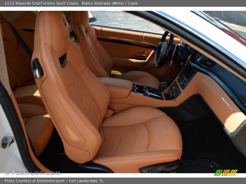 Bianco Eldorado (White) / Cuoio 2013 Maserati GranTurismo Sport Coupe