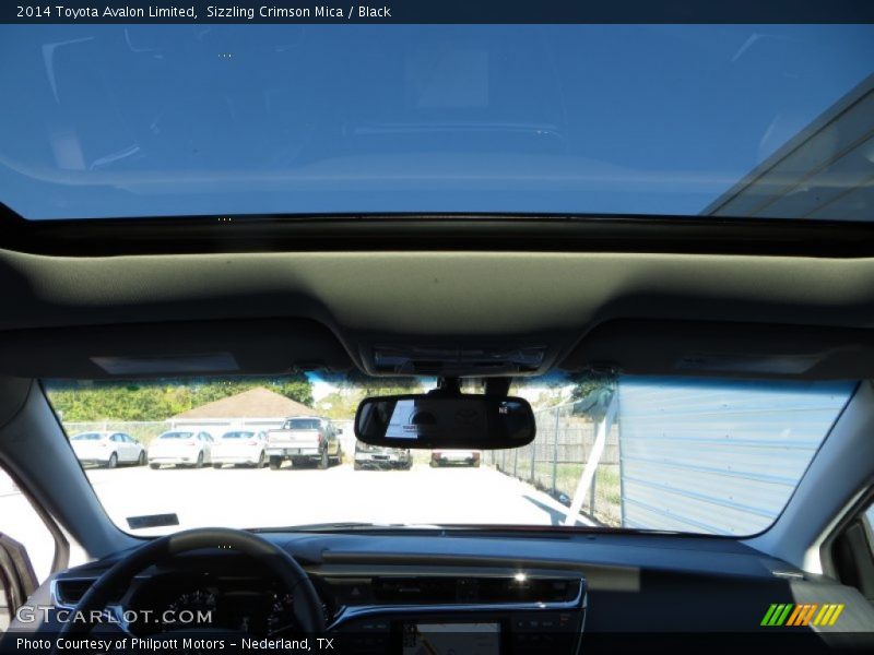 Sizzling Crimson Mica / Black 2014 Toyota Avalon Limited