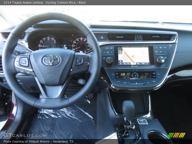 Sizzling Crimson Mica / Black 2014 Toyota Avalon Limited
